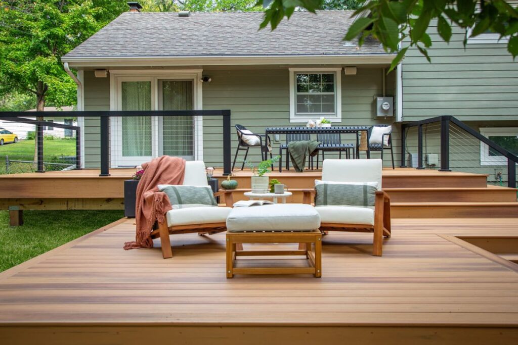 deck restoration by professional in Knoxville, TN.