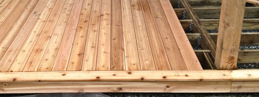 deck installation using the right wood materials for long-lasting deck